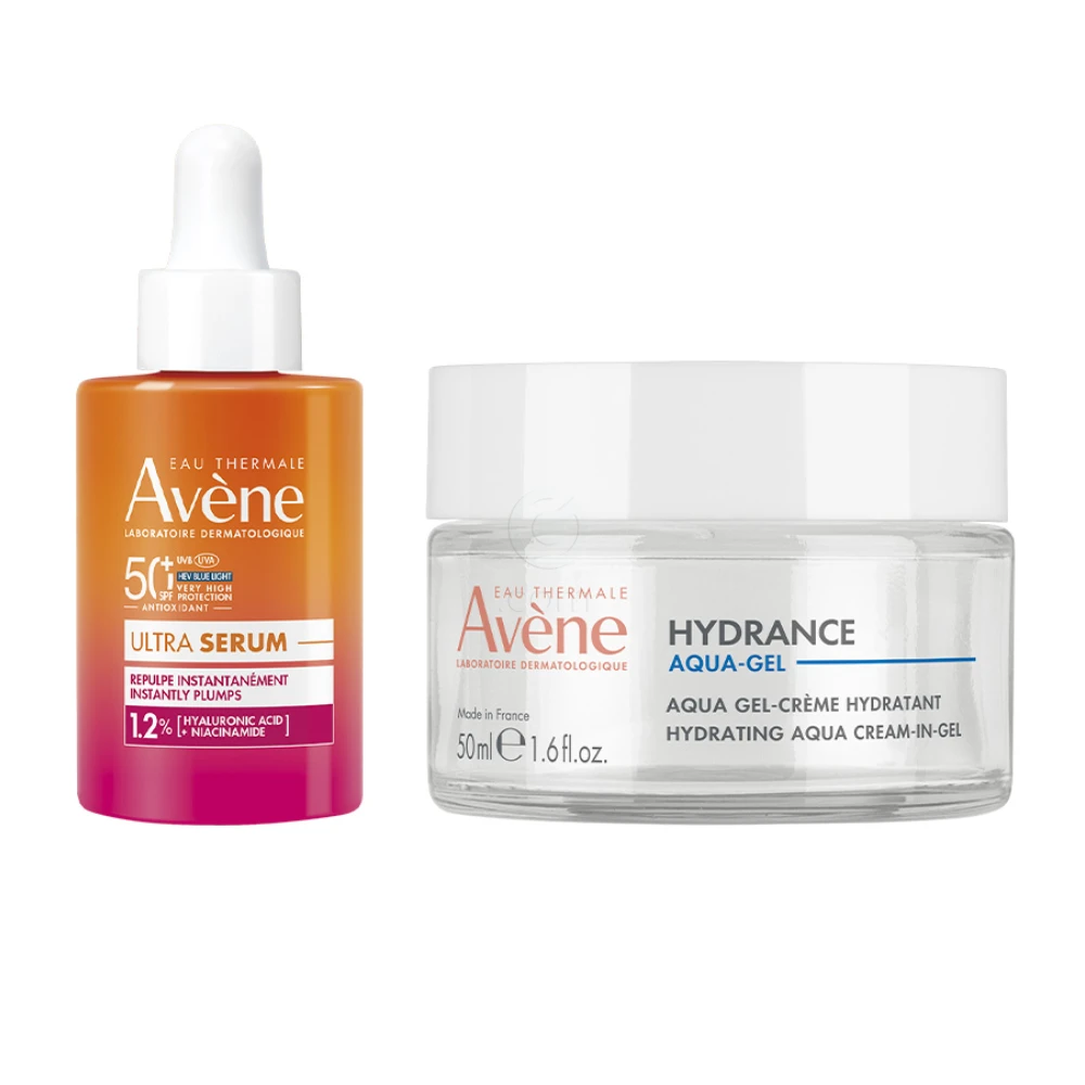 Avene, rutina za vlaženje in zaščito pred soncem (30 ml + 50 ml)